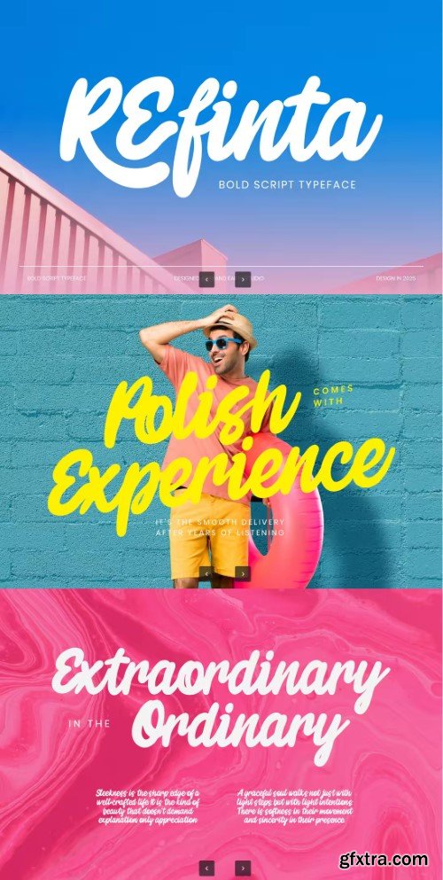 Refinta Script Font