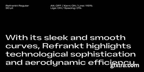 MyFonts - Refrankt Sans Font Family 19xOTF