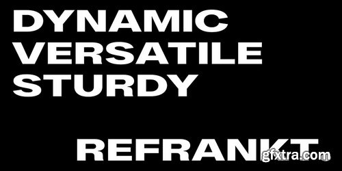 MyFonts - Refrankt Sans Font Family 19xOTF
