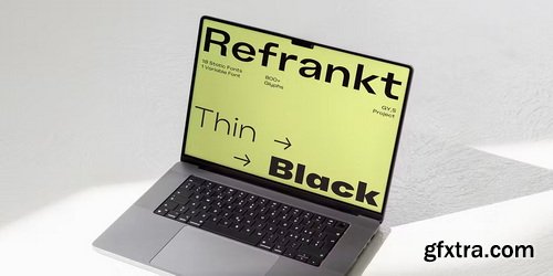 MyFonts - Refrankt Sans Font Family 19xOTF
