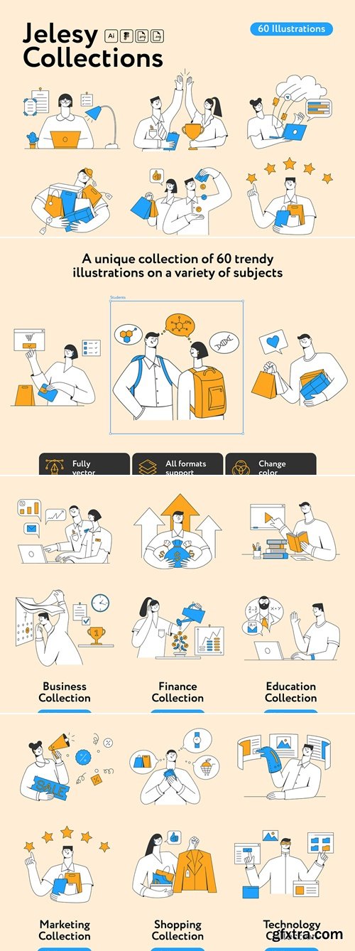 CreativeMarket - Jelesy Collection 13441507