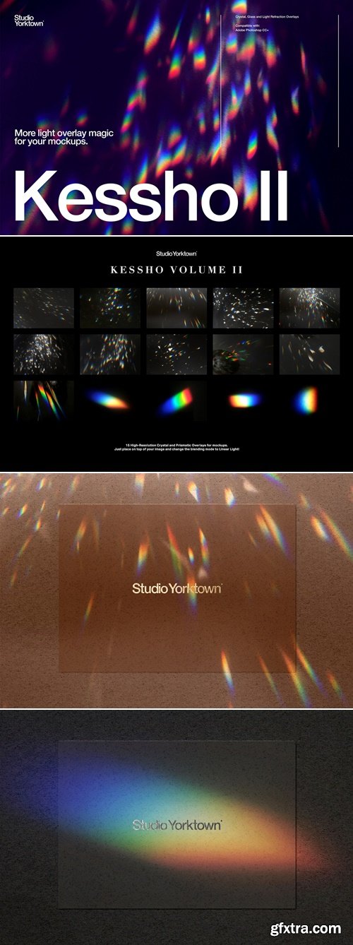 CreativeMarket - Kessho Crystal Light Overlays Vol II 4131274
