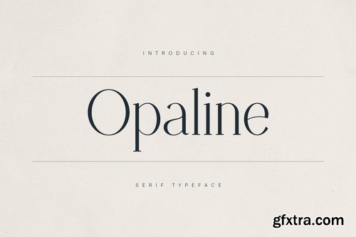 CreativeMarket - Opaline – Elegant Modern Serif Font