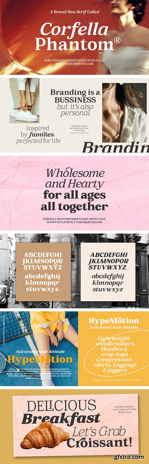 Corfella Phantom Font Family