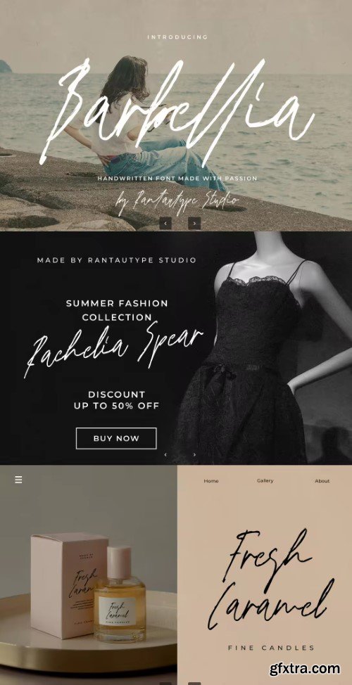 Barbellia Handwritten Font