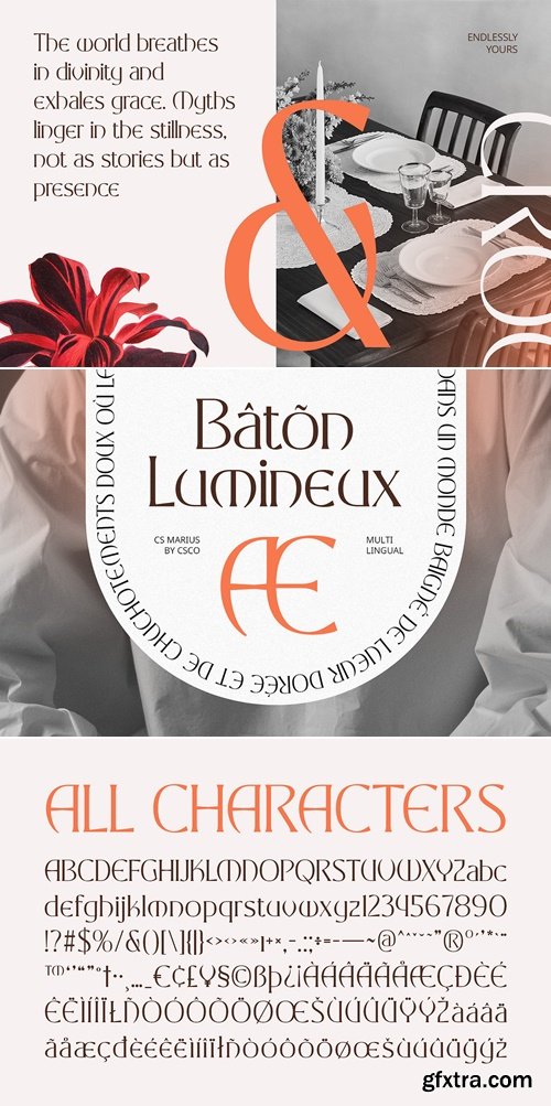 CreativeMarket - CS Marius – Classic Font