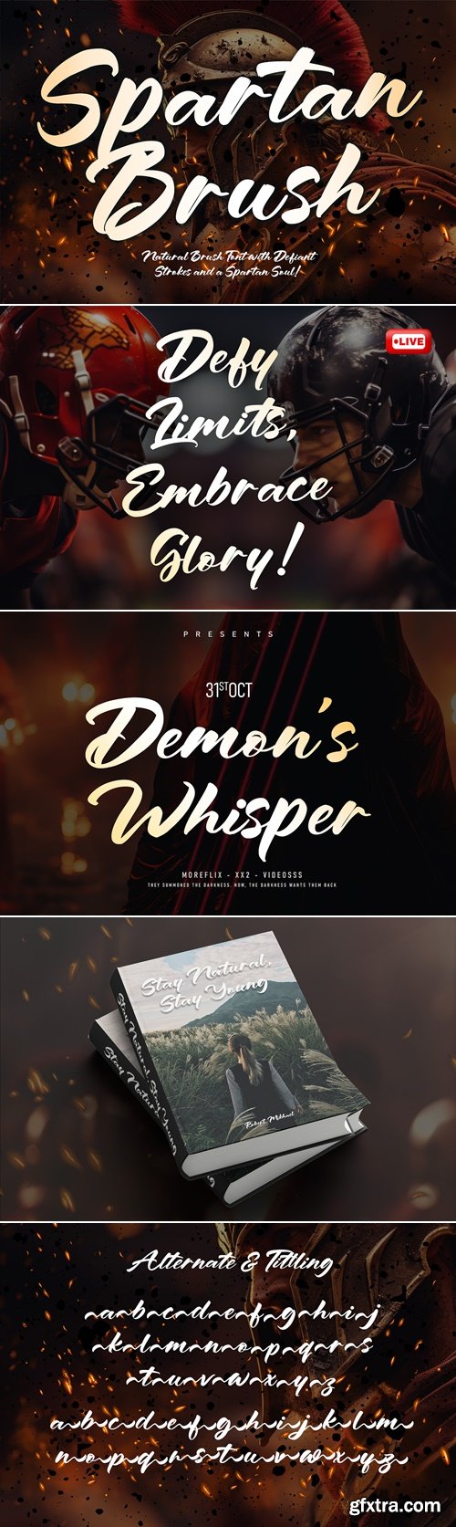 CreativeMarket - Spartan Brush - Brush Font