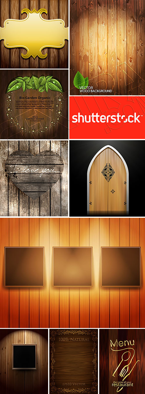 Wooden Background 25xEPS
