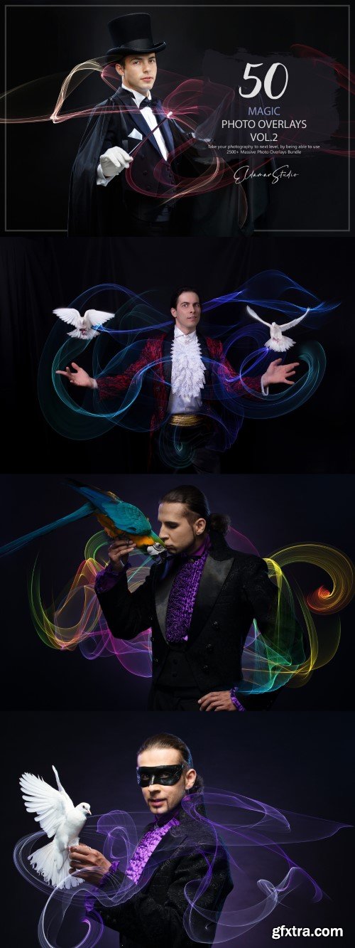 Artstation - 50 Magic Photo Overlays - Vol. 2