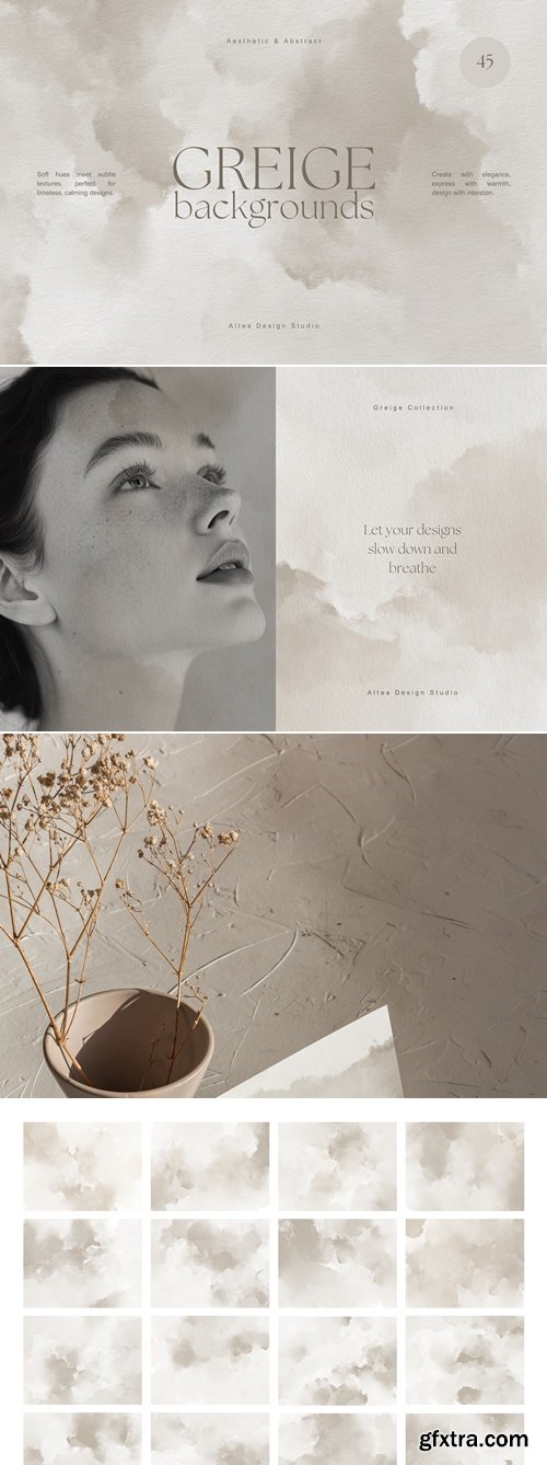 CreativeMarket - Abstract Neutral Backgrounds 291533925