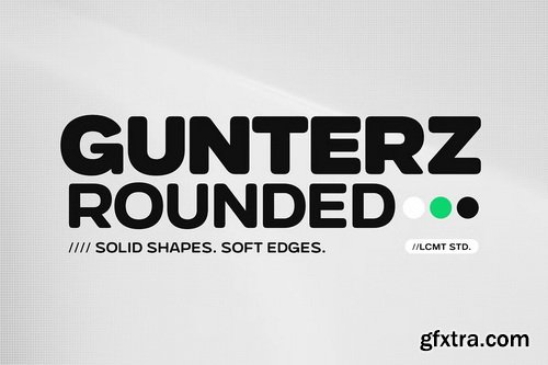 CreativeMarket - Gunterz Rounded Complete Family