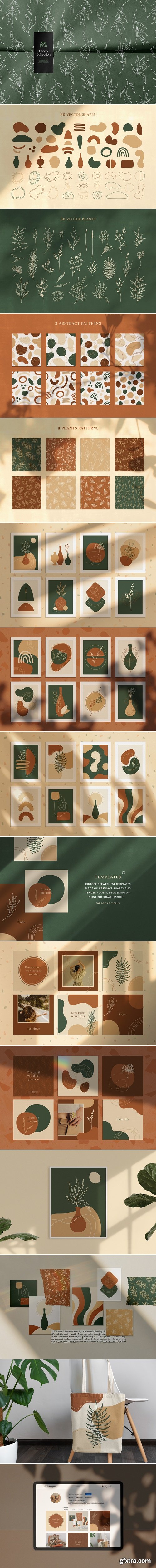 CreativeMarket - Lando Abstract Graphic Set 5057837