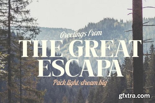 CreativeMarket - Wander Ventura Travel Font Duo