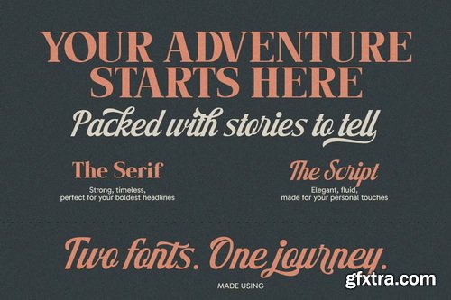 CreativeMarket - Wander Ventura Travel Font Duo
