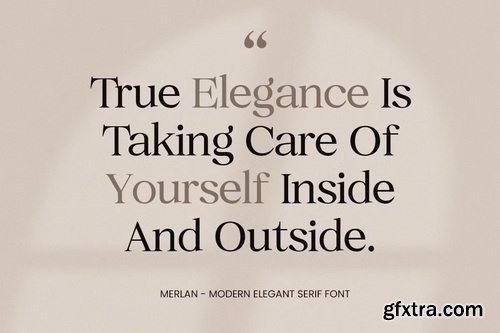 CreativeMarket - Merlan Modern Serif Font