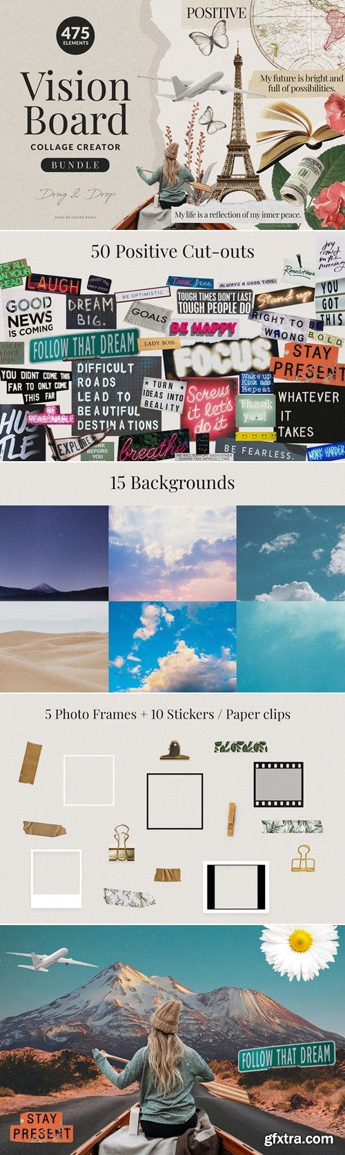 CreativeMarket - Vision Board Collage Creator 16055137