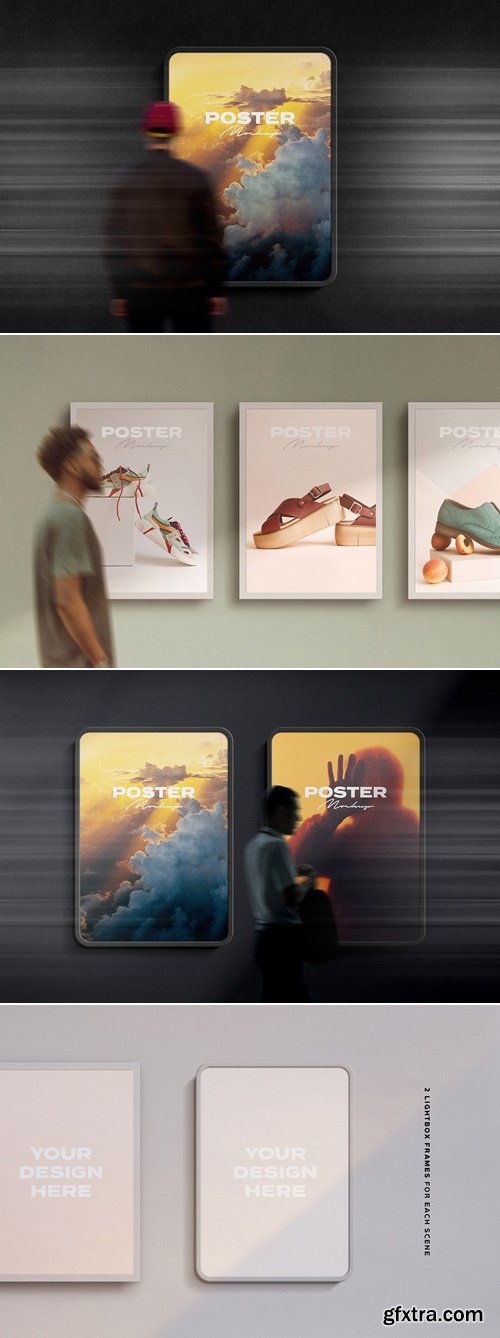 CreativeMarket - Street & Subway Poster Mockups 7273310
