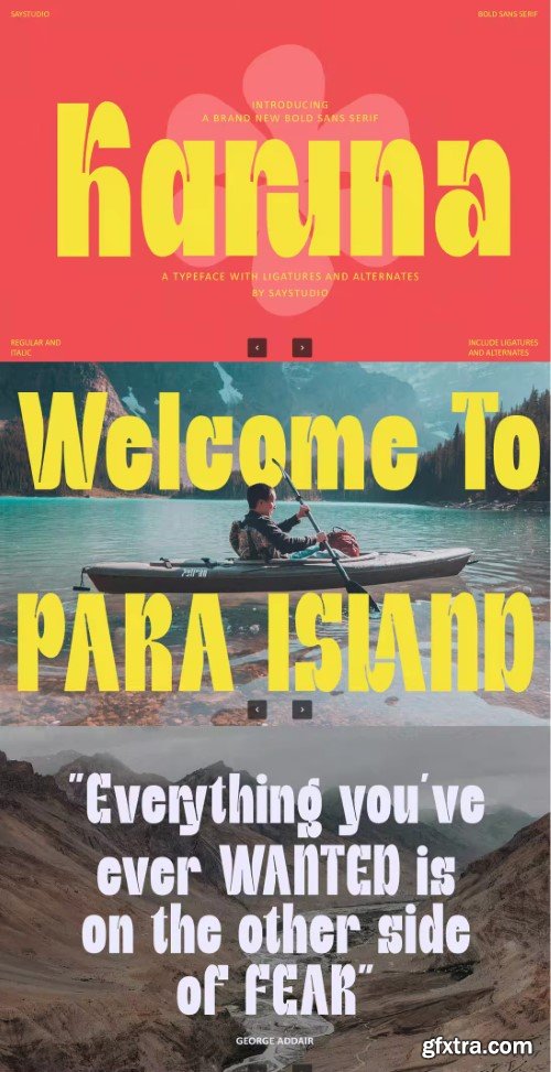 Creativemarket - Karuna - Bold Sans Font