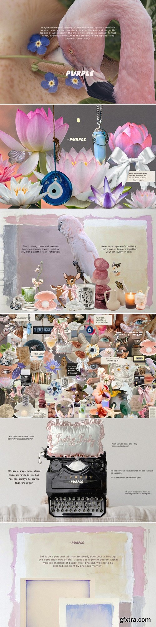 CreativeMarket - Healing. Collage Pack 94597021