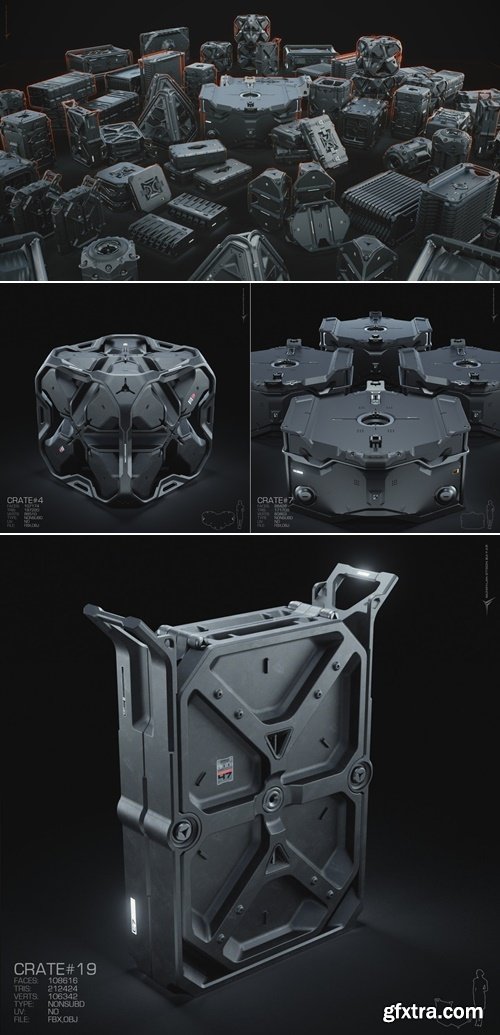 Artstation - IIF CRATES VOL 1