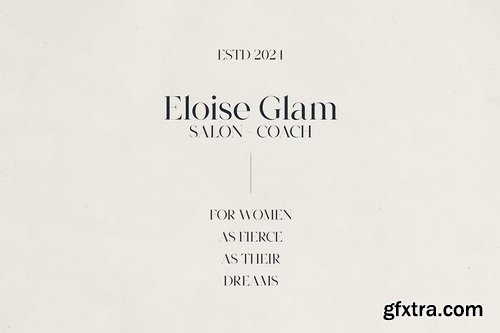 CreativeMarket - Morlique Serif Font