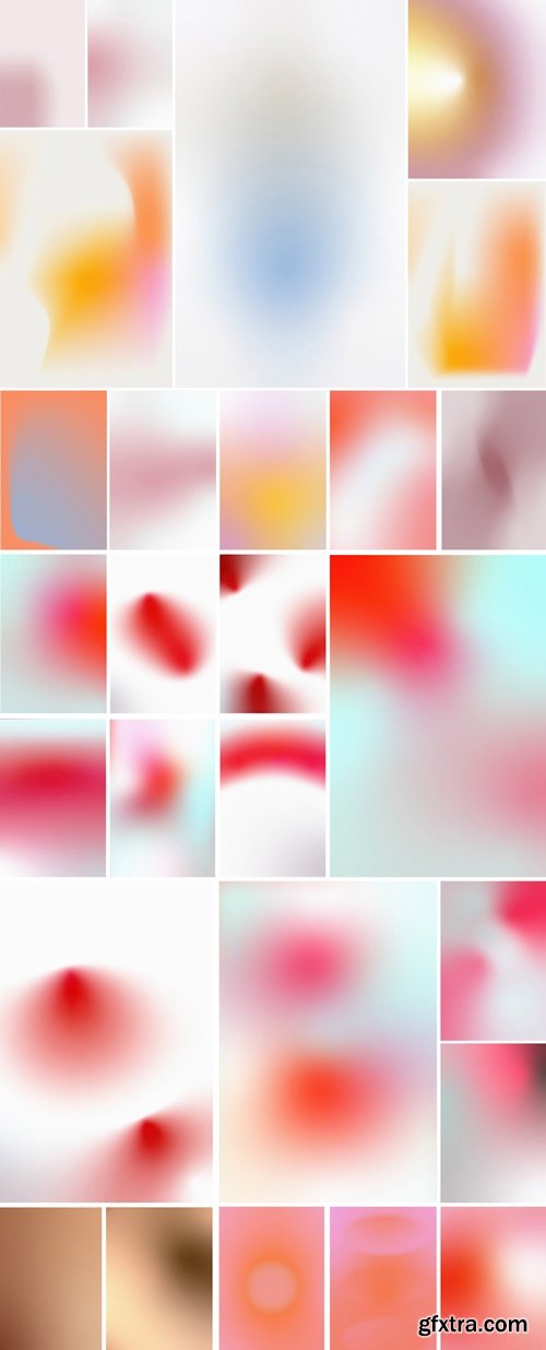 CreativeMarket - Grainy Gradients, Shapes & More 6138845