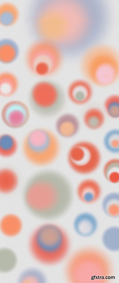 CreativeMarket - Grainy Gradients, Shapes & More 6138845