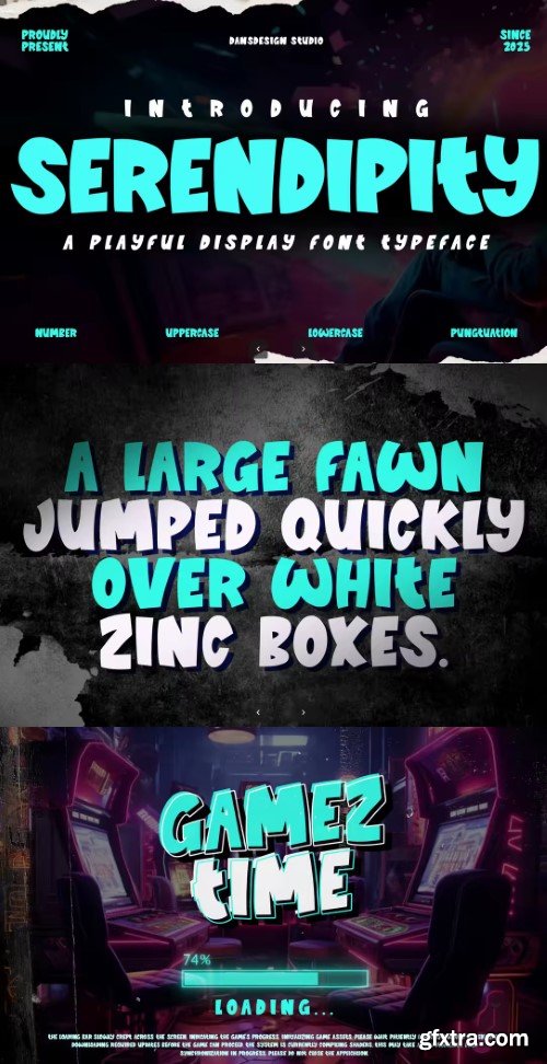 Serendipity Playful Display Font