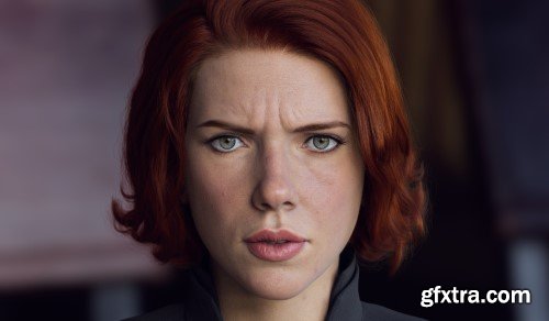 Artstation - Scarlett - Black Widow