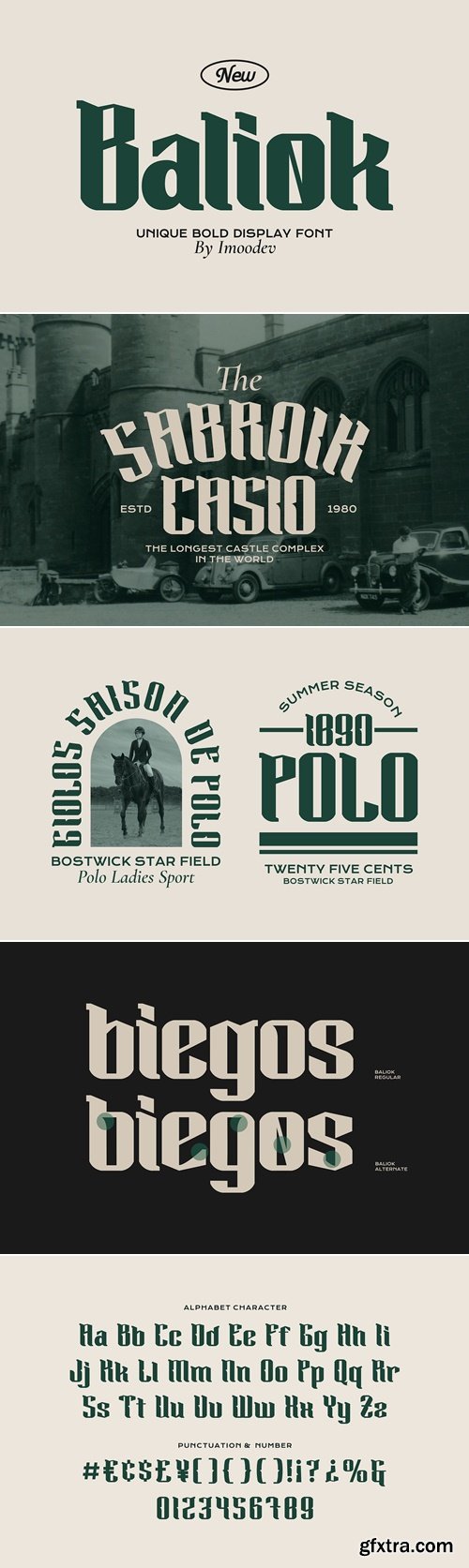 CreativeMarket - Baliok - Retro Western Typeface