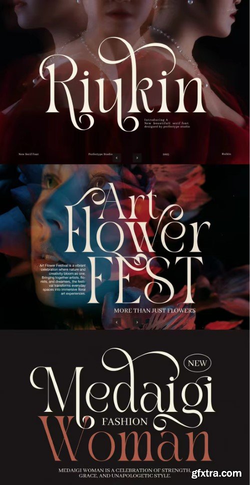 Creativemarket - Riukin Elegant Serif Font
