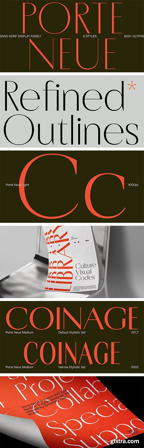 MyFonts - Porte Neue Font Family 7xOTF MyFonts - Porte Neue Font Family 7xOTF