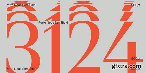 MyFonts - Porte Neue Font Family 7xOTF