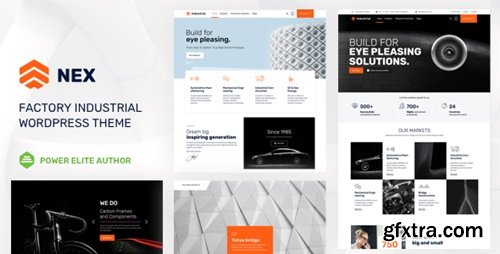 Themeforest - Nex v33 - Factory & Industrial WordPress 21200260