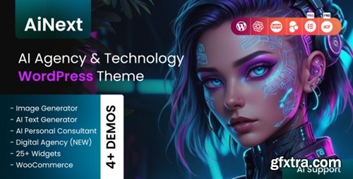 Themeforest - AiNext v1.4 - AI Agency & Startup WordPress Theme 49548905
