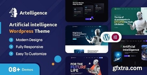 Themeforest - Artelligence v2.1 - AI & Robotics WordPress Theme 45610709