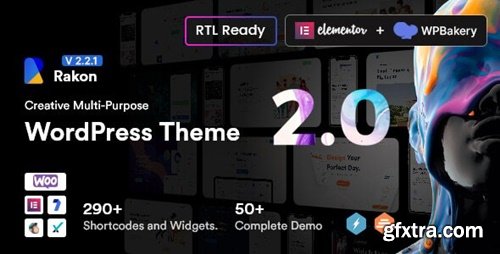 Themeforest - Rakon v2.2.8 - Creative Multi-Purpose WordPress Theme 30005513