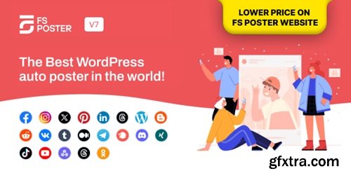 Codecanyon - FS Poster - WordPress Social media Auto Poster & Scheduler [Facebook, Instagram, Twitter, Pinterest] v7.3.1