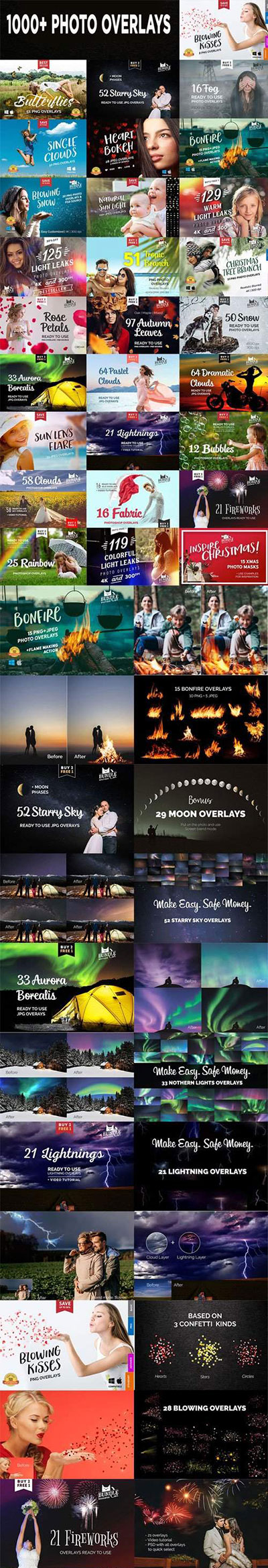 1000+ Photo Overlays Bundle!
