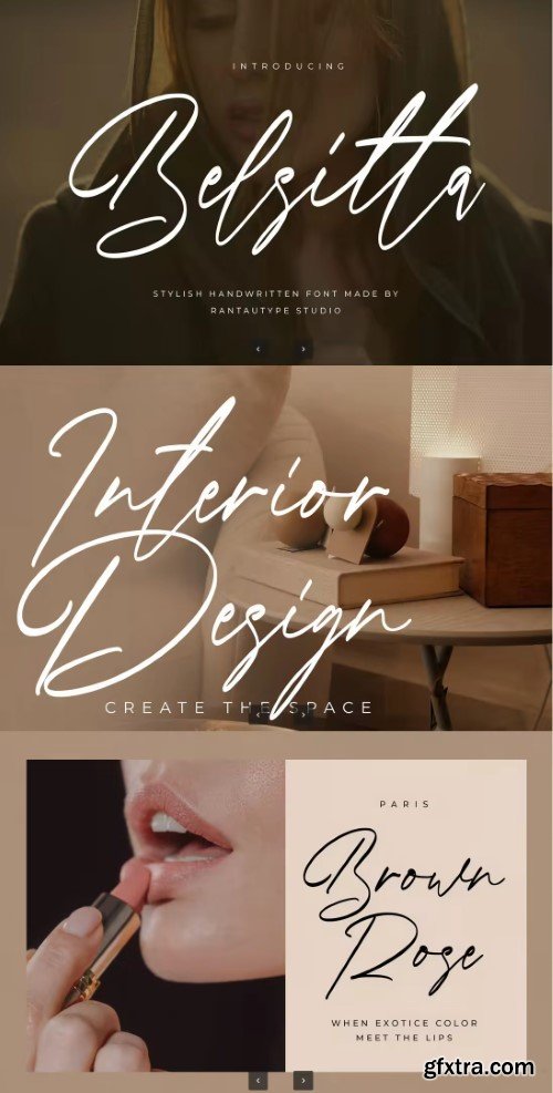 Belsitta Stylish Handwritten Font