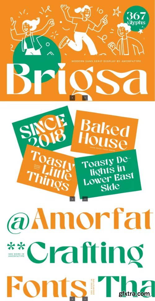 Creativemarket - Brigsa A Modern Sans Serif