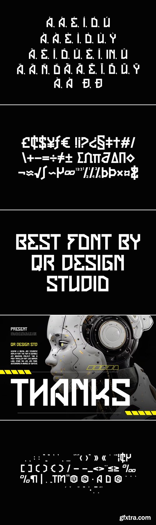 CreativeMarket - Vexpan - Digital Futuristic Font 291736167
