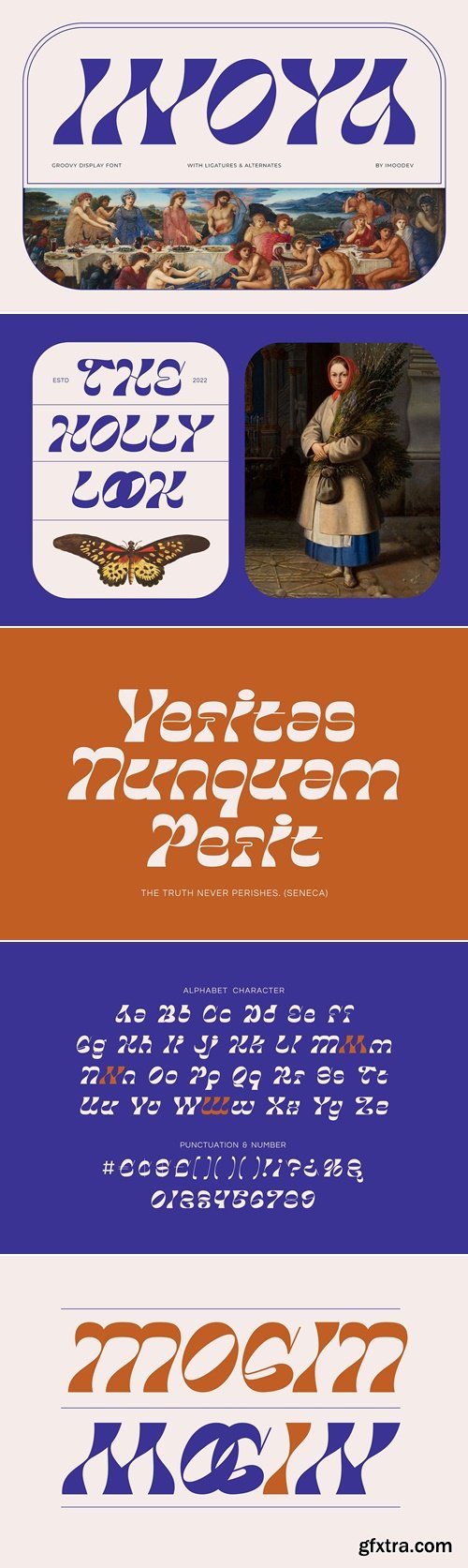 CreativeMarket - Inoya - Retro Groovy Display Font 10864993