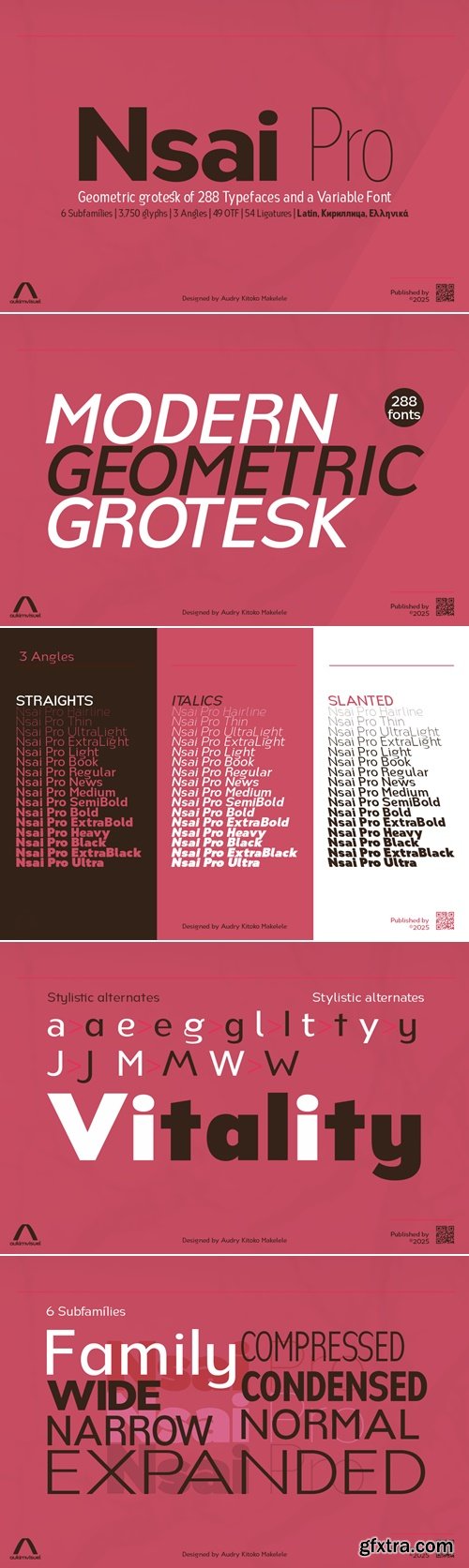 CreativeMarket - Nsaipro Expanded Font 291773003