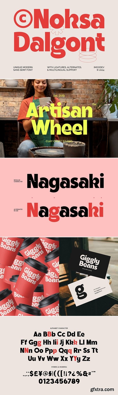 CreativeMarket - Noksa Dalgont - Modern Sans Font 283034980