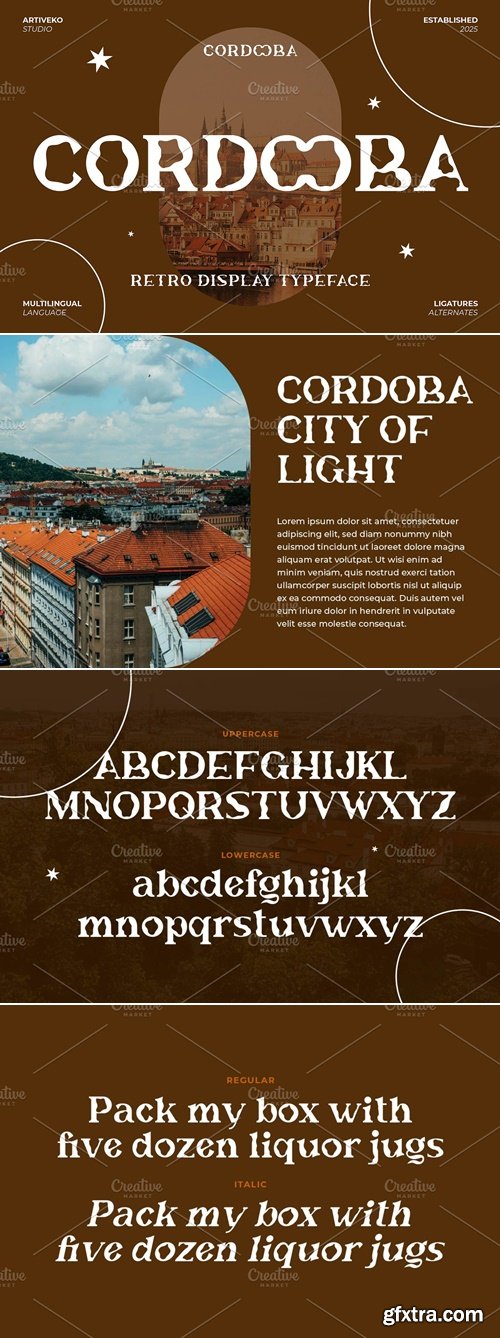 CreativeMarket - Cordooba Display Serif Font 291443360