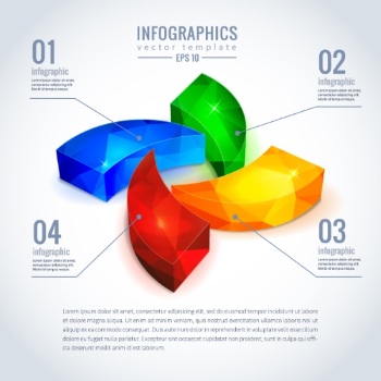 3D Infographic Chart #1A, 25xEPS
