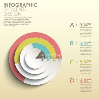3D Infographic Chart #1A, 25xEPS