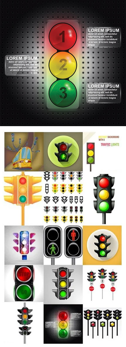 Traffic Light 25xEPS