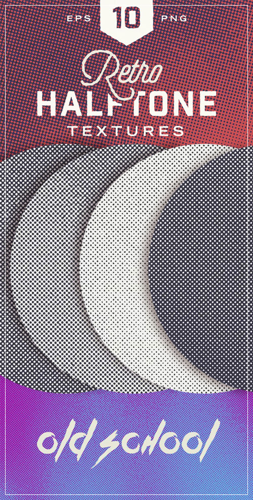 Retro Halftone Textures 468341